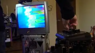 Improvised Audio/Visual Synthesis Drone Jam Glitch / DNA Activation Meditation
