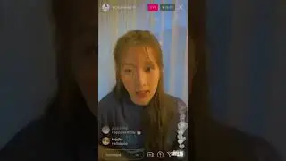 Moon Ga Young's Instagram Live