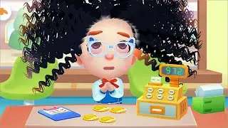 Baby Panda's Barber Shop | Create Fun Hairstyles With Little Panda | BabyBus Game Video