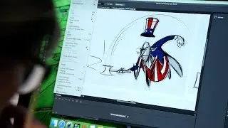 Ann Telnaes&rsquo;s cartoon gifs start on pen and paper