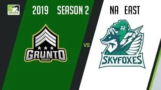 GRUNTo Esports vs Skyfoxes (Part 1) | OWC 2019 Season 2: North America East
