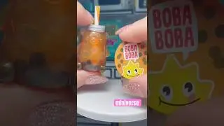 Yay or Nay for Boba Tea? 🧋 @officialminiverse Make It Mini #miniverse #miniature #shorts