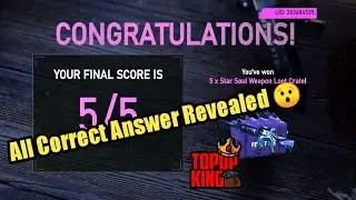 New Patch Quiz Event All Answer Revealed 😯 / Steven Noob Event Updates