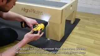 How To Attach Half Cadillac Brackets to M8 Pilates Reformer