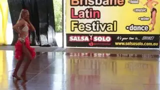 Lucy Morton - SemiPro Female Latin Solo - Salsa Solo 2014 - Saturday