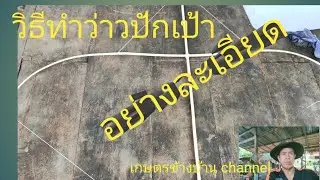วิธีทำว่าวปักเป้าอย่างละเอียด เกษตรข้างบ้าน channel