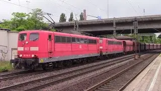 DB Double Header Hopper Train at Hamburg - Harburg, Germany (Train 10 of 19) (June 14, 2015)