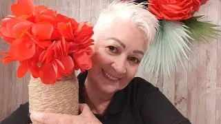 Aula -  306 Flores decorando com balas super fácil!!!