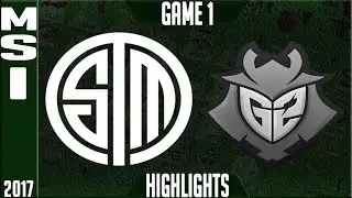 TSM vs G2 Highlights MSI 2017 Day 3 Group Stage - Team Solomid vs G2 Esports Highlights