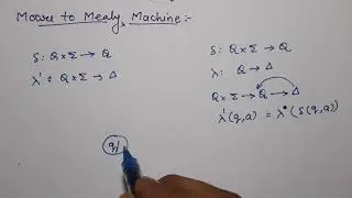 Moore to Mealy Conversion: Why and How We Transform Finite Automata | Theory of Computation