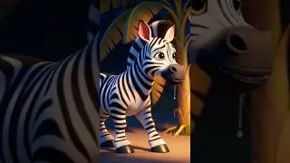A unique story of a drying tree and a hardworking zebra #viral #zebra #ai