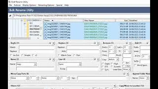 Changing the Name of the ST2023 WS Map File Using the Bulk Rename Utility (BRU)