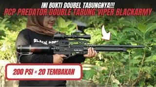 Uji Efisiensi Senapan Angin PCP Double Tabung Viper : Rahasia Bisa Tembak Ratusan Kali di 2000 PSI