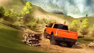 Tornado Hunter Jeep Driving Offroad Gameplay
