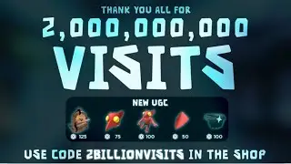 Roblox Doors (2BILLIONVISITS) CODE & NEW UGC ITEMS!!!