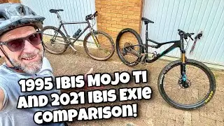 1995 Ibis Mojo Ti and 2021 Ibis Exie comparison!