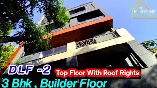 3 Bhk Builder floor in DLF phase 2 Gurgaon | near MG road , Cyber hub close to Delhi