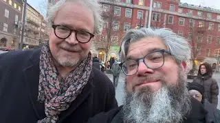 Fredrik Lindstr&ouml;ms tal p&aring; demonstrationen i Eskilstuna den 15 november 2025 