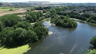 Drone view of Liden Logan - Swindon Wiltshire  