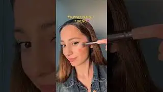 Sunset Blush Trend🌞🩷 #beautycreations #makeup #beauty