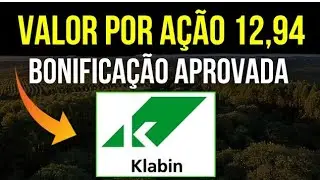 Klabin aprova R$ 1,1 bi em dividendos e aumento de capital com bonifica&ccedil;&atilde;o de a&ccedil;&otilde;es #klabin #a&ccedil;&otilde;es