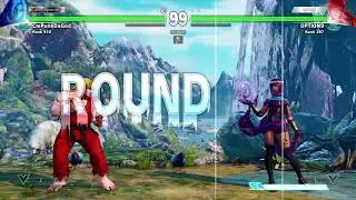 STREET FIGHTER V Punk (Ken) vs OPTION9 (Menat)