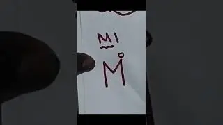 MI NAME INTO LOGO DESIGN #art #logo #logomark #drawing #logomotion #logoroom #ipl #mi