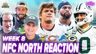NFC North Week 8 Reaction: Packers ARE BACK, JJ McCarthy's RETURN vs Lions, Vikings & Bears DISASTER