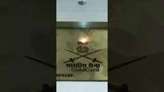 Custom Metal Card | Upgrade Plastic Cards into Metal Cards #custommetal  #army  #indianarmy