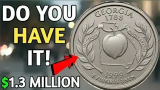 Do You Have This 1999 Georgia Error state Quarter? It Could Be Worth Big Money!