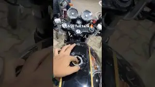 Continental Gt 650 full tank petrol🔥#gt650 #continental #shorts #viralvideo