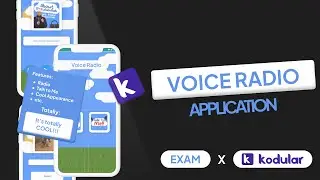 Demonstrate Voice Radio App Application with Kodular | EXAM
