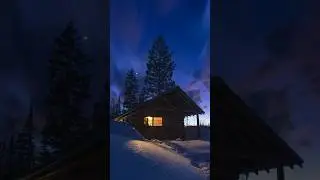 I skied to 100 year old cabin Deep in the Colorado High Country