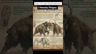 Ice Age|Top 7 Animals| #in_sights #insight #iceage #glacial #topanimals #trendingonyoutube #history