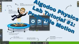 Учебное пособие по лабораторной работе по физике Algodoo 1: Движение снаряда