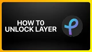 How To Unlock Layer In Pixlr Tutorial