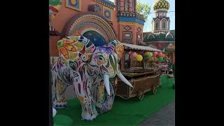 customized design led lighting inflatable promotion decorative balloon colorful elephant costume