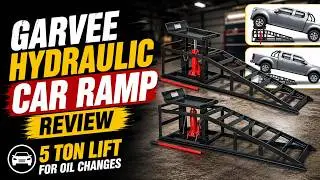 Garvee Hydraulic Car Ramp Review 🚗 | 5 Ton Lift for Oil Changes
