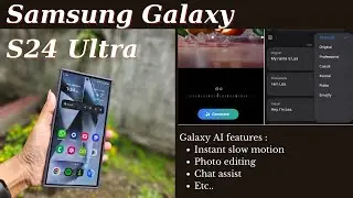 Hands on and the first glance of a brand new Samsung Galaxy S24 Ultra