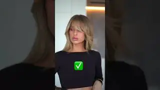 Как уложить челку шторку ✅