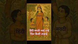 Marathi Language Controversy Shorts| Hindi Marathi bhasha ka itihas| Marathi Language Issue| #Short