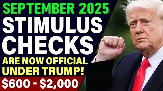 GOOD NEWS! $2,000 Trump Stimulus Checks Are Coming? | Fourth Stimulus Approved? | Tariff Rebate 2025