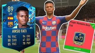 Обзор игрока Ансу Фати FIFA 20 TOTS Moments