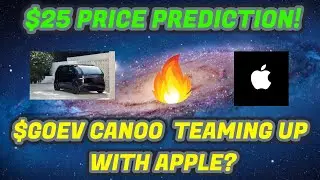 $GOEV in talks with APPLE about an ELECTRIC VEHICLE? CANOO making moves!