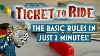 2-минутное руководство по игре в TICKET to RIDE