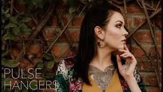 Golden Pulse Titanium Hangers / Plug Hoops | UrbanBodyJewelry.com