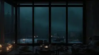 Deep Mountain Rain in a Quiet Night No Ads 🌧️  Dark Bedroom Ambience for Restful Sleep