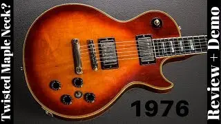 Twisted Neck 1976 Gibson Les Paul Custom Cherry Sunburst | Review + Demo