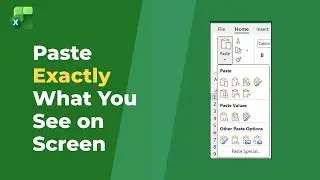 Excel Paste Special Values – Copy Exactly What You See on Screen