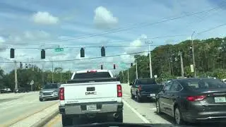 Driving from Deerfield Beach to Pompano Beach, Florida (Redo Version)